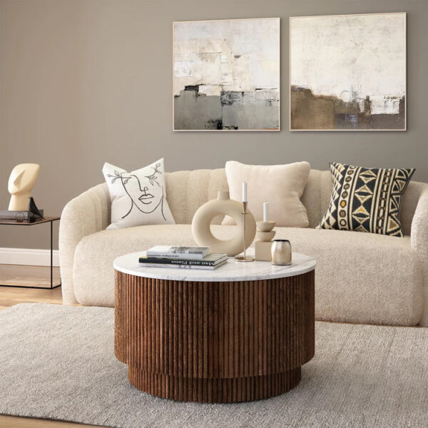 Fluted Coffee Table